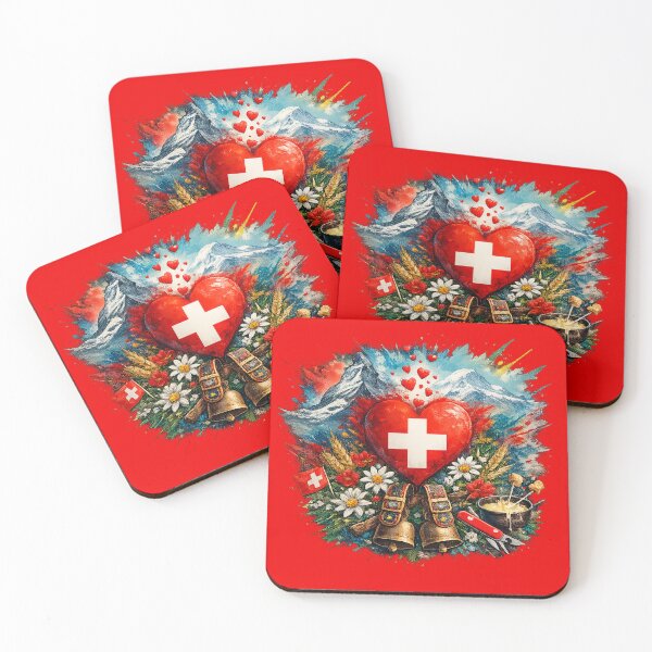 Item preview, I Love Switzerland – Alps, Edelweiss & Fondue designed and sold by Nationnova.
