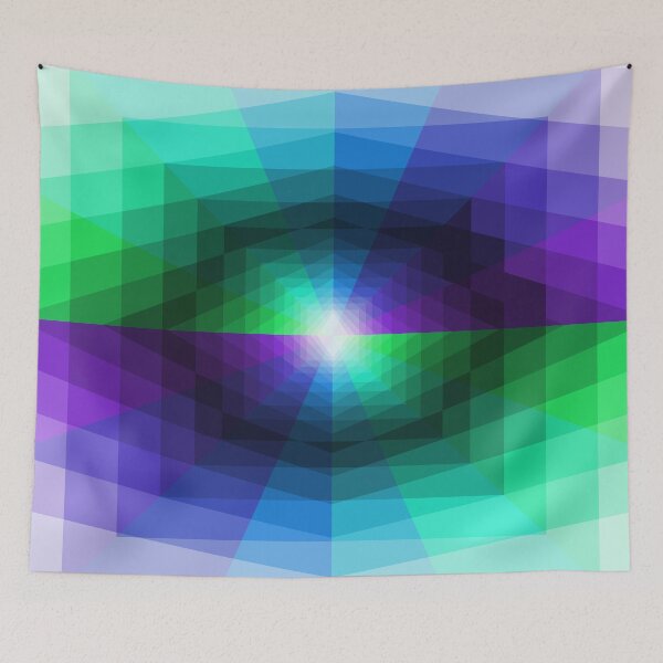 Item preview, Geometric Layout In Multi Color, Geometric Abstraction, Abstract Art designed and sold by DDJust4U.