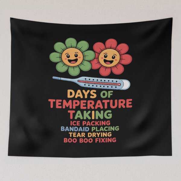 Item preview, Registered School Nurse 100 Days of Temperature Taking designed and sold by KristieRamsey.