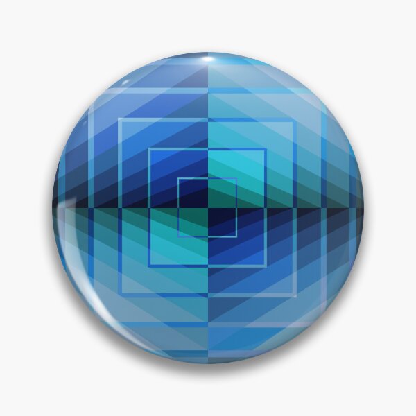 Artikelvorschau, Asymmetrisches Layout in Blau, geometrische Abstraktion, abstrakte Kunst entworfen und verkauft von DDJust4U.