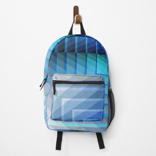 Item preview, Asymmetric Layout in Blue, Geometric Abstraction, Abstract Art designed and sold by DDJust4U.
