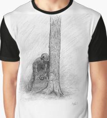 Arborist Tree Surgeon Lumberjack Logger chainsaw Graphic T-Shirt
