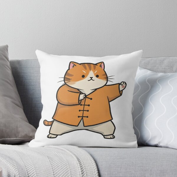 Item preview, tai chi cat Cute chubby cat doing Tai Chi designed and sold by Uglyandcute.