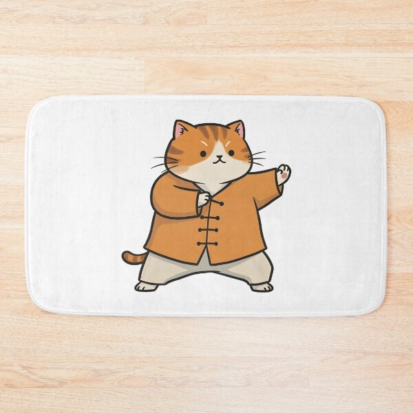 Item preview, tai chi cat Cute chubby cat doing Tai Chi designed and sold by Uglyandcute.