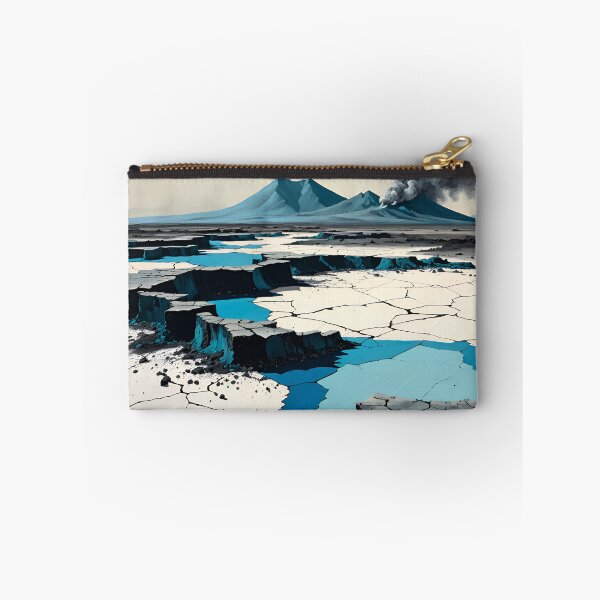 Item preview, Fractured Horizon with Blue Fault Lines designed and sold by olusion.