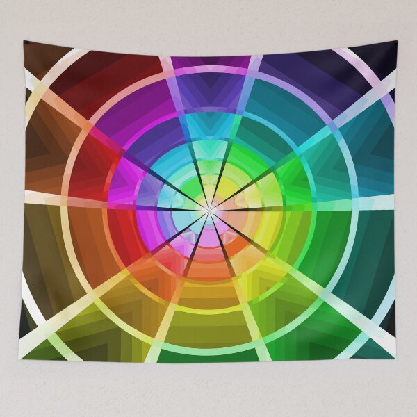 Item preview, Geometric Layout In Multi Color, Geometric Abstraction, Abstract Art designed and sold by DDJust4U.