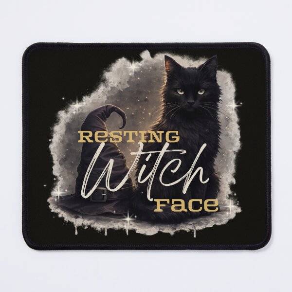 Item preview, Resting Witch Face designed and sold by Crooked Cypress Coven.