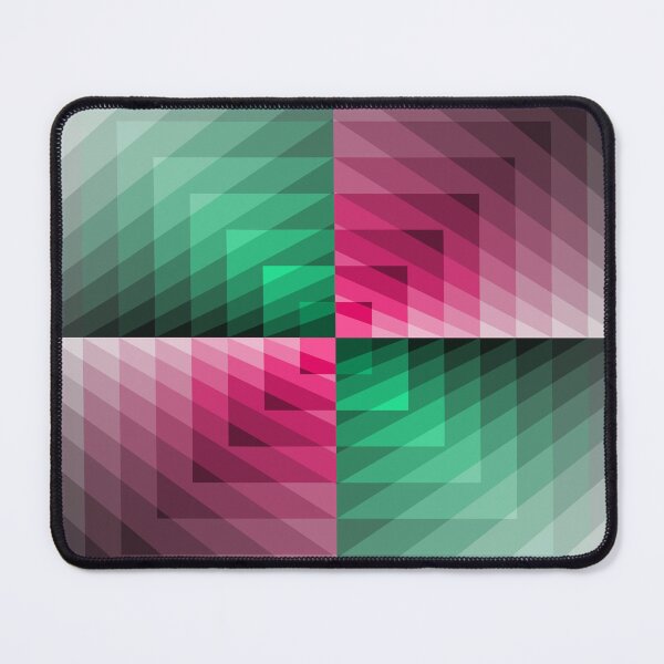 Item preview, Asymmetric Design, Green, Pink, Geometric Abstraction, Abstract Art designed and sold by DDJust4U.