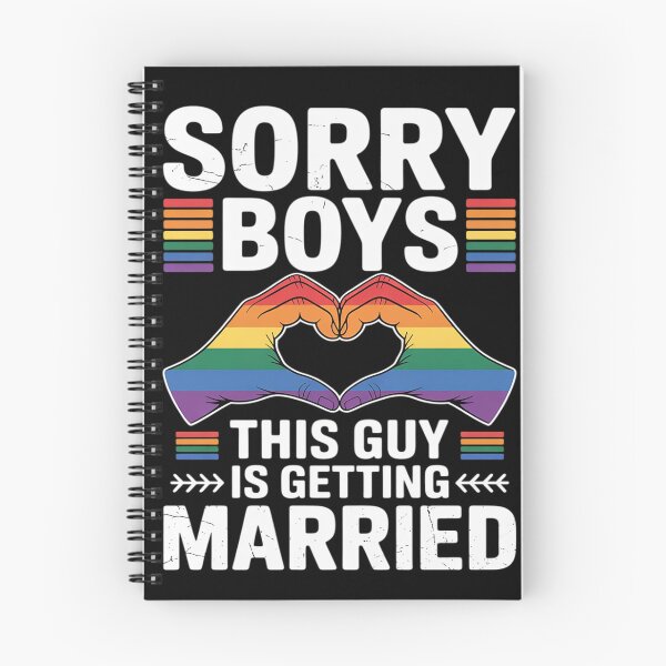Item preview, Sorry Boys This Guy is Getting Married LGBT Gay Couple designed and sold by KristieRamsey.