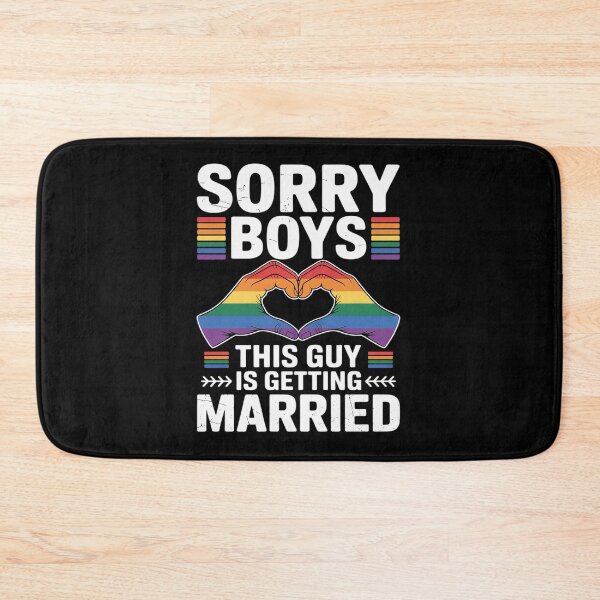 Item preview, Sorry Boys This Guy is Getting Married LGBT Gay Couple designed and sold by KristieRamsey.