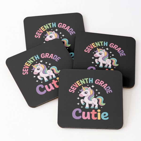 Item preview, Seventh Grade Cutie Unicorn Back To School designed and sold by KristieRamsey.
