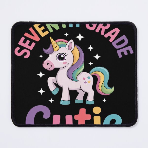 Item preview, Seventh Grade Cutie Unicorn Back To School designed and sold by KristieRamsey.