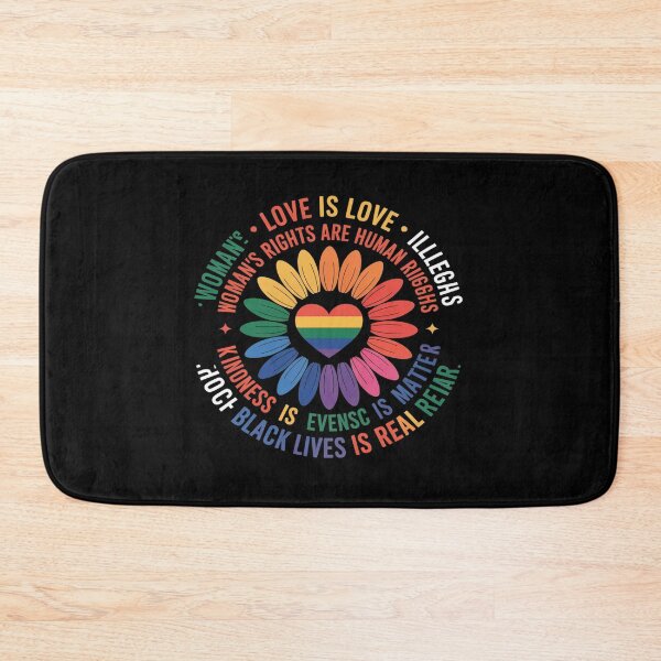 Item preview, Science Is Real BLM Love Is Love Sunflower LGBT Rainbow designed and sold by KristieRamsey.