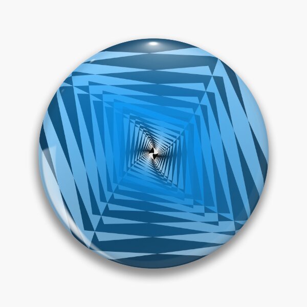 Item preview, Twisting Geometric Abstraction in Blue, Abstract Art designed and sold by DDJust4U.