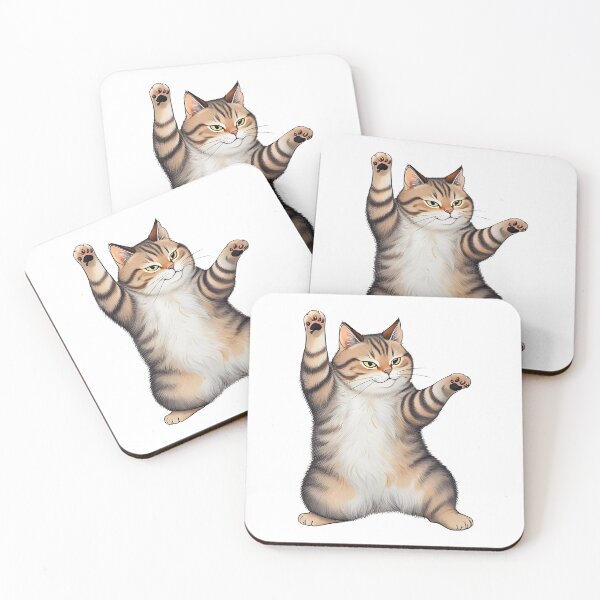 Item preview, tai chi cat Cute chubby cat doing Tai Chi designed and sold by Uglyandcute.