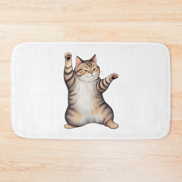 Item preview, tai chi cat Cute chubby cat doing Tai Chi designed and sold by Uglyandcute.