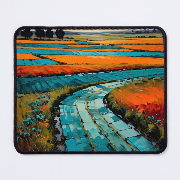 Item preview, Painted Fields and a Winding Blue Road designed and sold by olusion.