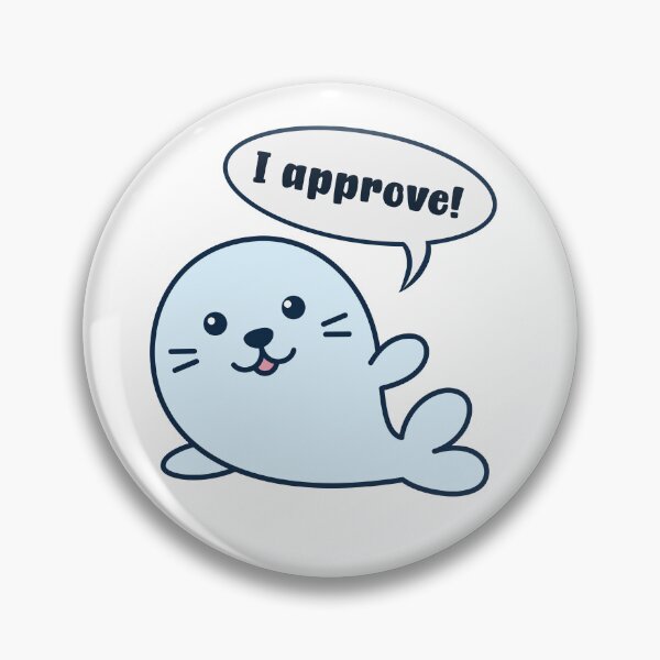 Item preview, Seal of Approval designed and sold by Designs or whatever....