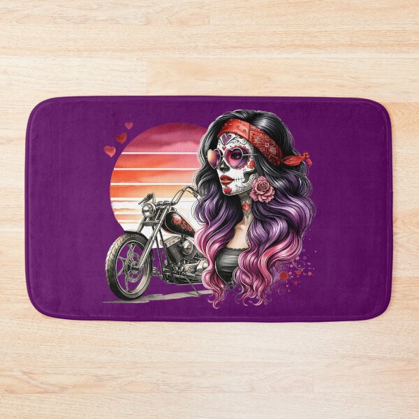 Item preview, La Catrina, Dia de los Muertos, Biker Girl designed and sold by PugD.