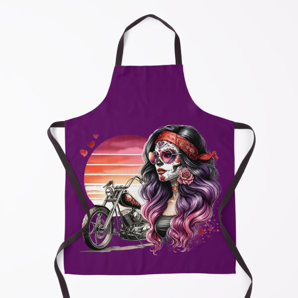 Item preview, La Catrina, Dia de los Muertos, Biker Girl designed and sold by PugD.