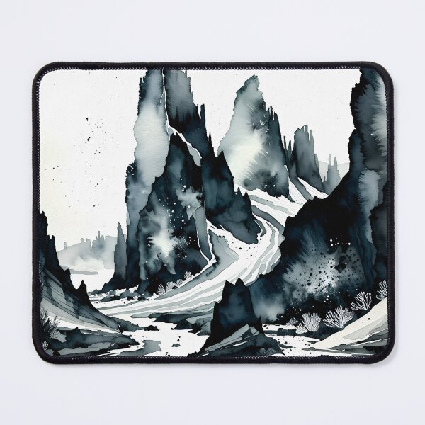 Item preview, Silent Spires in Ink and Snow designed and sold by olusion.
