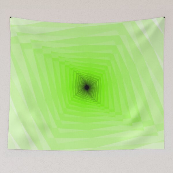 Item preview, Twisting Geometric Abstraction in Green designed and sold by DDJust4U.