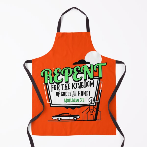 Item preview, REPENT FOR THE KINGDOM OF GOD IS AT HAND! | MATTHEW 3:2 designed and sold by Mrs. Kizzy Gillis Heavenly-Merch.