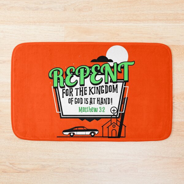 Item preview, REPENT FOR THE KINGDOM OF GOD IS AT HAND! | MATTHEW 3:2 designed and sold by Mrs. Kizzy Gillis Heavenly-Merch.