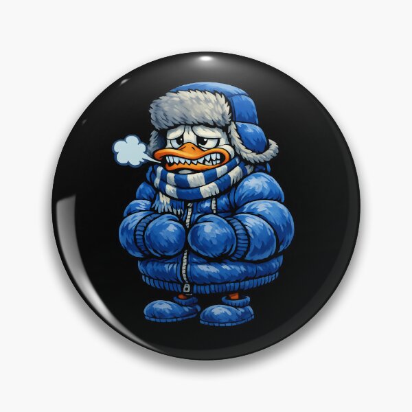 Item preview, Freezing Duck Winter Mood designed and sold by TeeTimeTreasure.