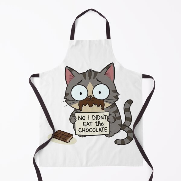 Item preview, Cat Denies Eating Chocolate with Clear Evidence designed and sold by PluffyPanda.
