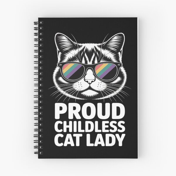 Item preview, Proud Childless Cat Lady LGBT Gay Pride Lesbian Liberal designed and sold by traceydowns.