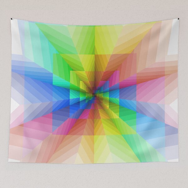 Item preview, Infinite Path, Geometric Abstraction, Multi-Color, Abstract Art designed and sold by DDJust4U.