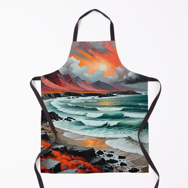 Item preview, Ember Coast Beneath a Burning Sky designed and sold by olusion.