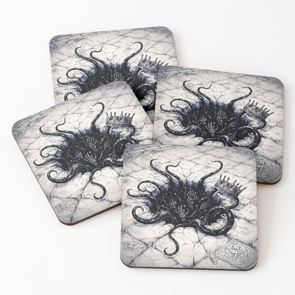 Item preview, Crown of the Hollow King: Souls-Inspired Dark Fantasy Ink Artwork designed and sold by OutterFit.