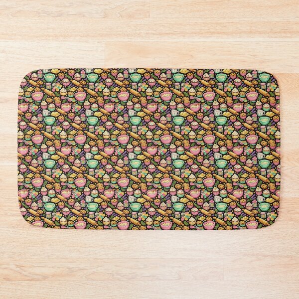 Item preview, Whimsical Cozy Baking Pattern | Seamless Cupcakes, Cookies, Muffins & Kitchen Utensils designed and sold by MeghannsMinimalMeals.
