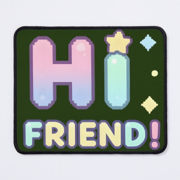 Item preview, HI FRIEND! – Cute Chibi Pixel Art Text designed and sold by GraphGUY.