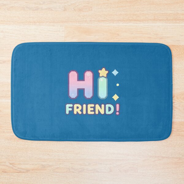 Item preview, HI FRIEND! – Cute Chibi Pixel Art Text designed and sold by GraphGUY.