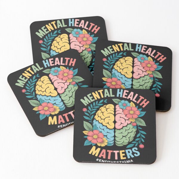 Item preview, Womens mental health matters awareness flowers mind end the stigma designed and sold by Rackaam.