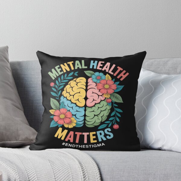 Item preview, Womens mental health matters awareness flowers mind end the stigma designed and sold by Rackaam.
