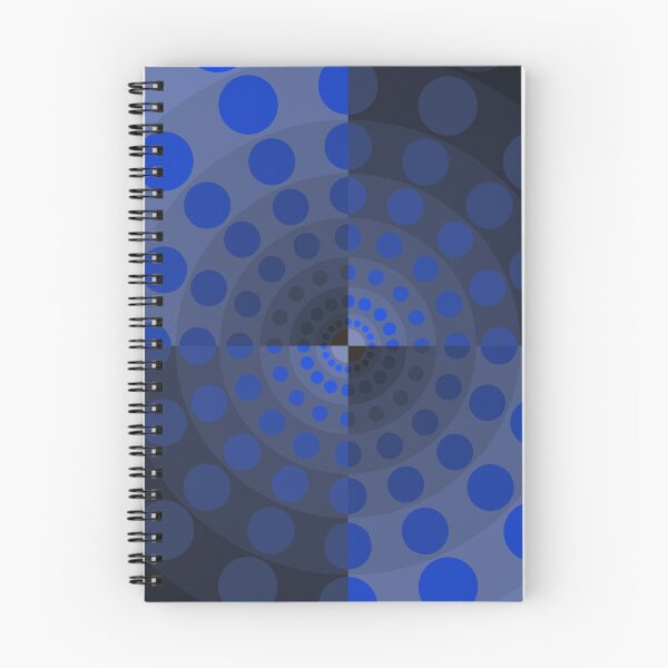 Item preview, Asymmetric Layout in Circles in Blue, Abstract Art designed and sold by DDJust4U.