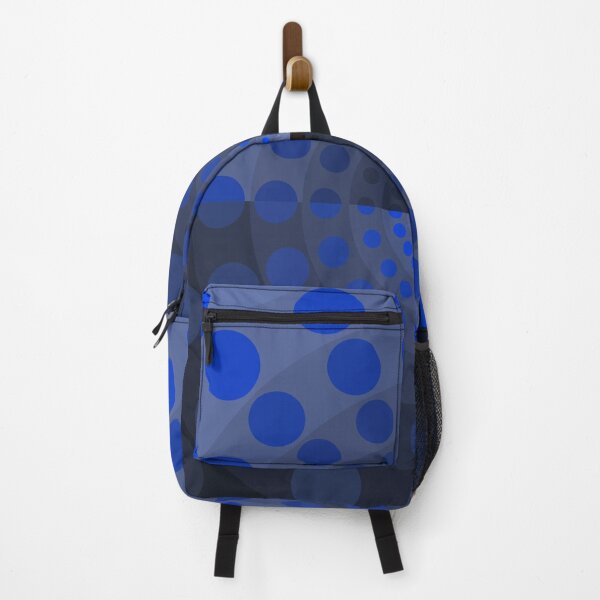 Item preview, Asymmetric Layout in Circles in Blue, Abstract Art designed and sold by DDJust4U.