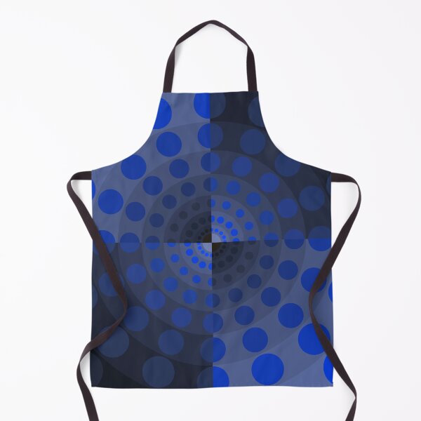 Item preview, Asymmetric Layout in Circles in Blue, Abstract Art designed and sold by DDJust4U.
