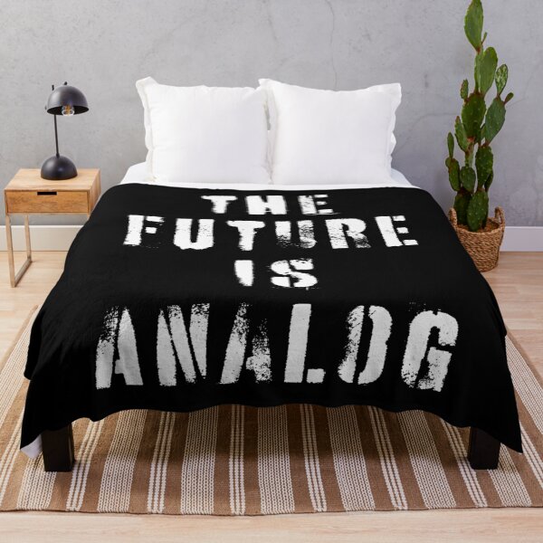 Item preview, The Future Is Analog designed and sold by BANDOFSCRIBBLE Hollywood.
