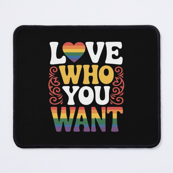 Item preview, Love Who You Want Gay Pride LGBT Pride Month designed and sold by traceydowns.