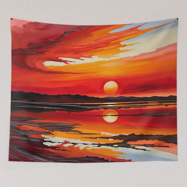 Item preview, Twin Suns Over a Burning Horizon designed and sold by olusion.