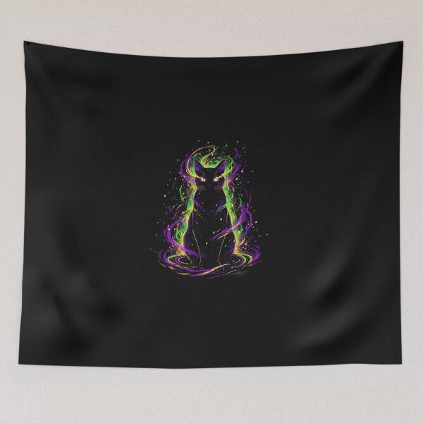 Item preview, Carnival Spirit Cat – Dark Japanese Mardi Gras designed and sold by yaginoie.