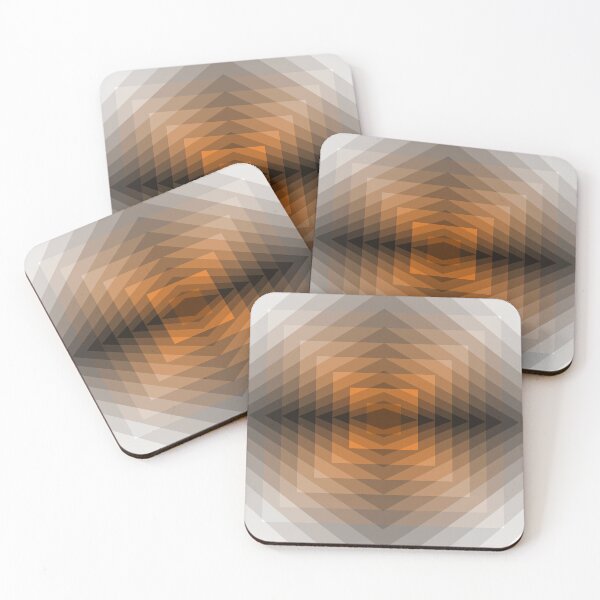 Item preview, Geometric Abstraction in Orange, Abstract Art designed and sold by DDJust4U.
