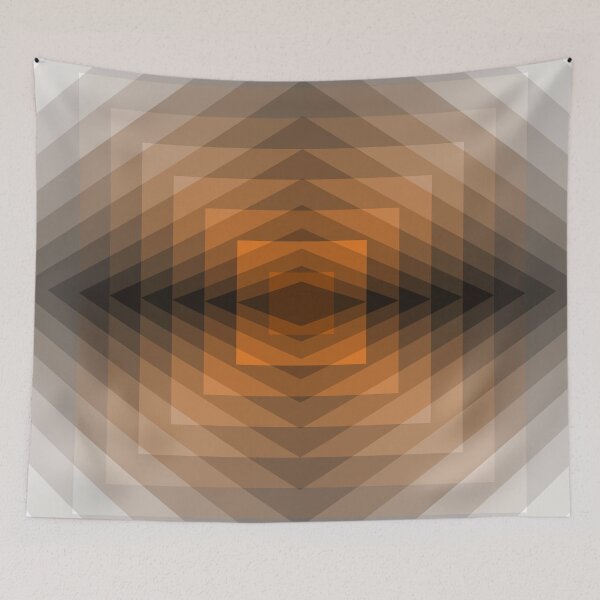 Item preview, Geometric Abstraction in Orange, Abstract Art designed and sold by DDJust4U.