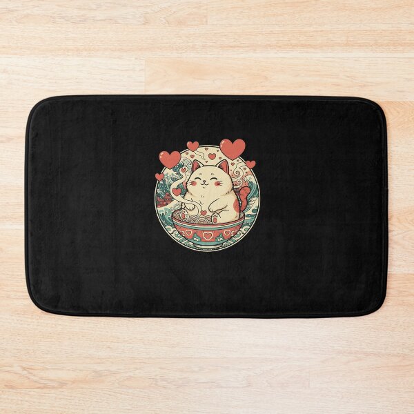 Item preview, Catzilla Love – Japanese Valentine Kaiju Cat designed and sold by yaginoie.