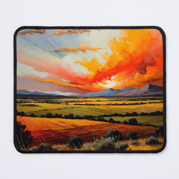Item preview, Fields of Fire Beneath a Painted Sky designed and sold by olusion.